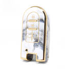 Nano cubierta de mármol de alta calidad para llave remota Toyota, 4 botones, Color blanco, TYT-G12J4B