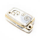 Nueva cubierta de mármol Nano de alta calidad del mercado de accesorios para llave remota Toyota 4 botones Color blanco TYT-H12J4 | Cayos de los Emiratos -| thumbnail