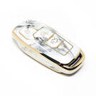 Novo aftermarket nano capa de mármore de alta qualidade para chave remota ford 5 botões cor branca Ford-A12J | Chaves dos Emirados -| thumbnail