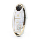 Cover in marmo Nano di alta qualità per chiave remota Nissan 2 pulsanti colore bianco NS-A12J3C