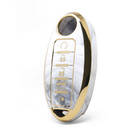 Cover in marmo Nano di alta qualità per chiave remota Nissan 5 pulsanti colore bianco NS-A12J5