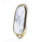 Нано-мраморный чехол для дистанционного ключа Tesla 3B, белый TSL-C12J | МК3 -| thumbnail