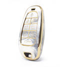 Nano cubierta de mármol de alta calidad para llave remota Hyundai, 8 botones, Color blanco, HY-H12J8