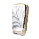 Capa de Mármore Nano para Chevrolet Flip Key 3B Branco CRL-A12J3 | MK3 -| thumbnail