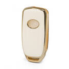 Housse en cuir nano pour clé télécommande TATA 3B blanc TATA-B13J | MK3 -| thumbnail