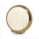 Nano Gold Leather Cover Mini Cooper Remote Key 3B White BMW-C13J4 | MK3 -| thumbnail