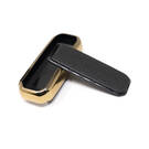 New Aftermarket Nano High Quality Gold Leather Cover For Trumpchi Remote Key 3 Buttons Black Color CQ-C13J  | Emirates Keys -| thumbnail