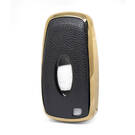 Capa de Couro Nano Ouro Ford Remote Key 3B Preto Ford-B13J3 | MK3 -| thumbnail