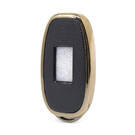 Housse en cuir Nano Gold pour clé Hongqi 3B noir HQ-C13J | MK3 -| thumbnail