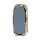 Cover in pelle Nano Gold per Venucia Key 3B Grigia VNC-A13J | MK3 -| thumbnail