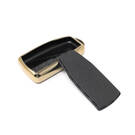 New Aftermarket Nano High Quality Gold Leather Cover For Venucia Remote Key 3 Buttons Black Color VNC-B13J | Emirates Keys -| thumbnail