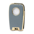 Cover in pelle Nano Gold per Venucia Key 4B Grigio VNC-D13J | MK3 -| thumbnail