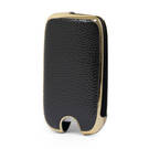 Cover in pelle Nano Gold per Roewe Flip Key 3B Nero RW-A13J | MK3 -| thumbnail