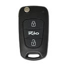 Guscio chiave telecomando Kia Rio Flip lama laser a 2 pulsanti