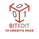 Pack de 10 crédits BitEdit