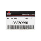 New Mitsubishi Mirage 2024 Genuine / OEM Smart Remote Key 3+1 Buttons 315MHz FSL OEM Part Number: 8637C998 / 285E3W550P | Emirates Keys -| thumbnail