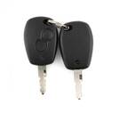 New Aftermarket Renault Clio Dacia Logan Sandero Ignition Lock 2 x Plastic Keys with Remote Button 4 Pin Compatible Part Number: 6001546809 / 806013230R | Emirates Keys -| thumbnail