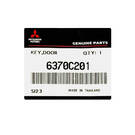 Nuova chiave remota Mitsubishi L200 2019 originale / OEM 2 pulsanti 433 MHz Numero parte OEM: 6370C201 | Chiavi degli Emirati -| thumbnail