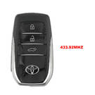 Llave remota inteligente original Toyota Land Cruiser GR 2022-2024 de 3 botones, 433,92 MHz, 8990H-60411