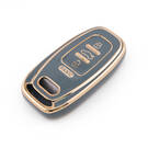 Nova capa de reposição Nano de alta qualidade para Audi Remote Key 4 botões cinza cor Audi-A11J4 | Chaves Emirates -| thumbnail