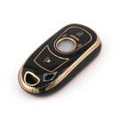 New Aftermarket Nano High Quality Cover For Buick Remote Key 3 Button Black Color BK-A11J4B | Emirates Keys -| thumbnail