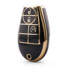 غطاء نانو عالي الجودة لمفتاح ريموت دودج بثلاثة أزرار باللون الأسود Dodge-A11J3