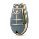 غطاء نانو عالي الجودة لمفتاح ريموت دودج 2 زر باللون الرمادي Dodge-A11J2