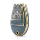 Capa Nano de Alta Qualidade para Chave Remota Dodge 4 Botões Cor Cinza Dodge-A11J4A