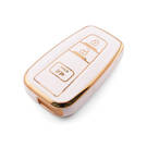 Новый высококачественный чехол Aftermarket Nano для дистанционного ключа Toyota с 3 кнопками, белый цвет TYT-B11J3B | Emirates Keys -| thumbnail