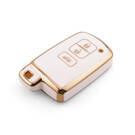 Nueva funda de repuesto Nano de alta calidad para llave remota Toyota de 3 botones, color blanco TYT-D11J3A | Emirates Keys -| thumbnail