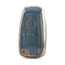 Nano High Quality Cover For Ford Remote Key 3 Button Gray Color Ford-B11J3B