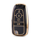 Nano High Quality Cover For Ford Remote Key 4 Button Black Color Ford-B11J4B