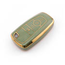 New Aftermarket Nano High Quality Cover For Ford Remote Key 4 Button Green Color Ford-B11J4B | Emirates Keys -| thumbnail