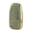 Nano High Quality Cover For Ford Remote Key 4 Button Green Color Ford-B11J4B