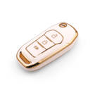 New Aftermarket Nano High Quality Cover For Ford Remote Key 3 Button White Color Ford-F11J3B | Emirates Keys -| thumbnail