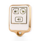Nano High Quality Cover For Ford Remote Key 3 Button White Color Ford-M11J3