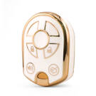 Nano High Quality Cover For Ford Remote Key 4 Button White Color Ford-K11J4