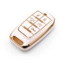 Nuova cover aftermarket nano di alta qualità per chiave remota Jeep 5 pulsanti colore bianco Jeep-D11J5B | Emirates Keys -| thumbnail