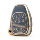 Cover di alta qualità nano per chiave telecomando Chrysler 4 pulsanti colore grigio CRSL-A11J4