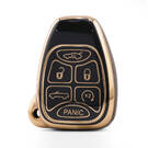 Nano High Quality Cover For Chrysler Remote Key 6 Button Black Color CRSL-A11J6