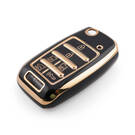 New Aftermarket Nano High Quality Cover For Kia Remote Key 6 Button Black Color KIA-O11J6 | Emirates Keys -| thumbnail