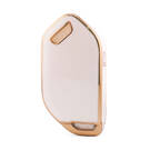 Nano High Quality Cover For Kia Remote Key 5 Button White Color KIA-S11J5