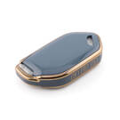 New Aftermarket Nano High Quality Cover For Kia Remote Key 6 Button Gray Color KIA-S11J6 | Emirates Keys -| thumbnail