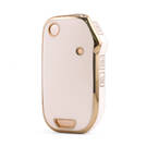 Nano High Quality Cover For Kia Remote Key 3 Button White Color KIA-T11J3