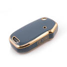 New Aftermarket Nano High Quality Cover For Kia Remote Key 3 Button Gray Color KIA-T11J3 | Emirates Keys -| thumbnail