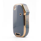 Nano High Quality Cover For Kia Remote Key 3 Button Gray Color KIA-T11J3