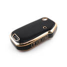New Aftermarket Nano High Quality Cover For Kia Remote Key 4 Button Black Color KIA-T11J4 | Emirates Keys -| thumbnail