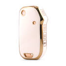 Nano High Quality Cover For Kia Remote Key 4 Button White Color KIA-T11J4