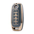 Nano High Quality Cover For Nissan Remote Key 5 Button Gray Color NS-C11J5