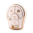 Cover di alta qualità nano per chiave telecomando Nissan 3 pulsanti colore bianco NS-D11J3B